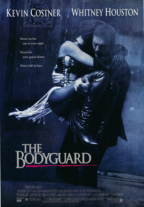 the bodyguard 2002 one sheet poster rolled
